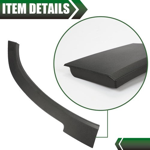 Solid Spare Fit For 14-19 Jeep Cherokee Wheel Opening Molding Fender Flare Rear Left Side