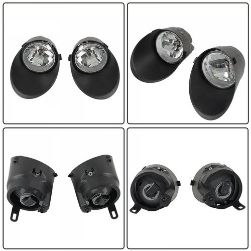 Fit 2007-2013 Toyota Tundra 2008-2011 Sequoia Pair Clear Fog Light w/cover LH RH