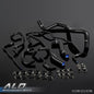 Solid Spare Silicone Radiator Coolant Hose Kit Black Fit For 99-06 VW Golf 1.8T Turbo MK4
