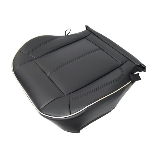 Solid Spare NEW Black Leather For Hummer H3 2006-2010 Driver&passenger Bottom Seat Cover