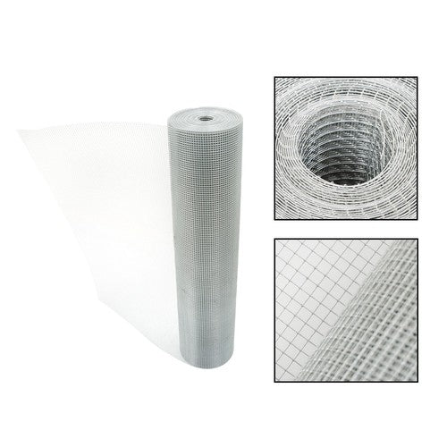Solid Spare 1/4In 36×100' Galvanized Chicken Wire Fence Welded Mesh Roll Hardware Cloth