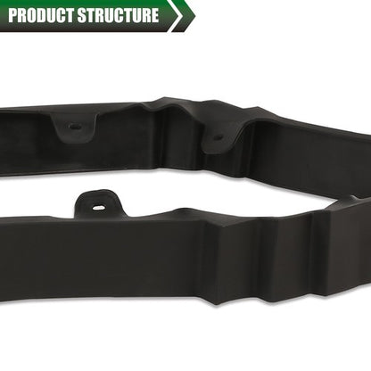 Solid Spare Fit For 16-21 Chevrolet Malibu Front Bumper Grille Lower Air Deflector Black