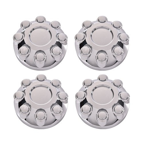 Solid Spare 4pcs Fit For 03-13 Dodge Ram 2500 3500 17" Wheel Hub Center Caps Chrome 8 Lug