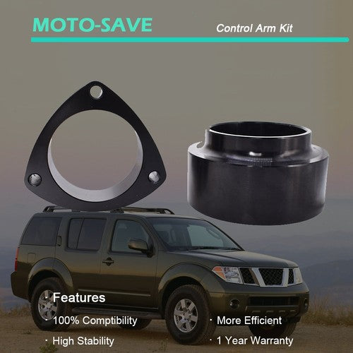 Solid Spare 2.5" Front + Rear Lift Kit Black For 1996-2004 Nissan Pathfinder Infiniti QX4