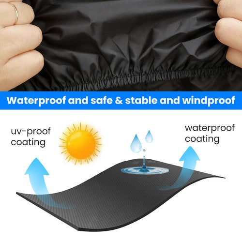 Solid Spare 2 Seat Vehicle Storage Dust Cover for Can-Am Maverick X3,Teryx Polaris RZR UTV