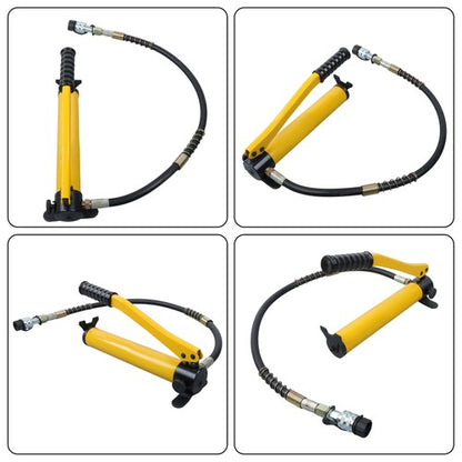 Solid Spare 10 Ton Hydraulic Porta Power Jack Air Pump Lift Ram Body Frame Repair Heavy Duty