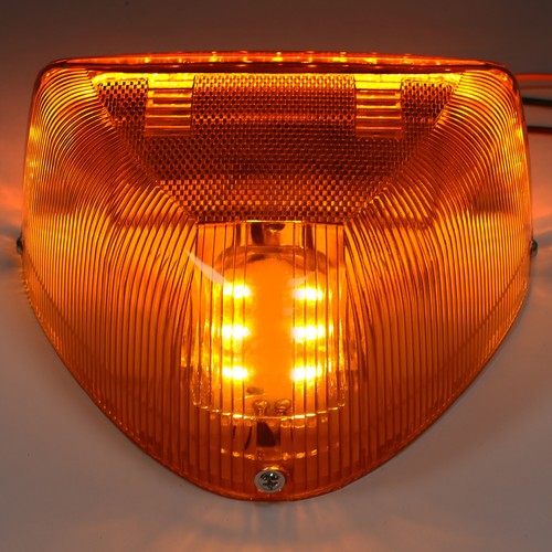 Solid Spare Pair 31 LED For Peterbilt 379 359 Turn Signal Light -Amber LED/Amber Lens RH LH
