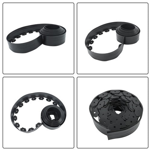 Solid Spare 1 Set No-Dig Garden Edge Lawn Border L-shaped Landscape Edging Border Kit 33 FT