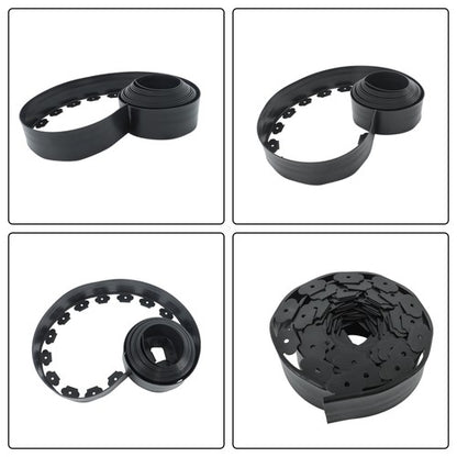 Solid Spare 1 Set No-Dig Garden Edge Lawn Border L-shaped Landscape Edging Border Kit 33 FT