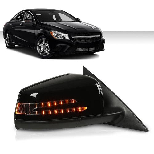Solid Spare Fit For 2014-2018 Mercedes-Benz CLA250 CLA45 Mirror Heated Blind Spot Right Side