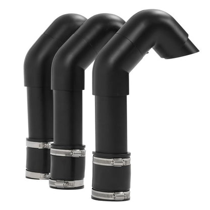 Solid Spare Snorkel Kit For Polaris RZR RZR S 800 2008 2009 2010 Plastic (ABS+PVC) Clamp-on