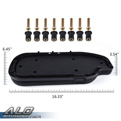 Solid Spare Fit For 13-18 Subaru BRZ /Scion FRS /Toyota 86 Euro-Spec Flip Open Armrest Black