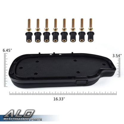 Solid Spare Fit For 13-18 Subaru BRZ /Scion FRS /Toyota 86 Euro-Spec Flip Open Armrest Black