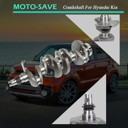 Solid Spare For 12-19 Hyundai Accent Veloster 12-19 Kia Rio Soul 1.6L Crankshaft 23110-2B61