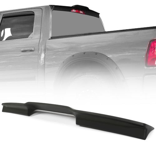 Solid Spare Painted Black Trunk Roof Spoiler Lip Wing For Ford F-150 F150 Gen 2 Raptor 15-20