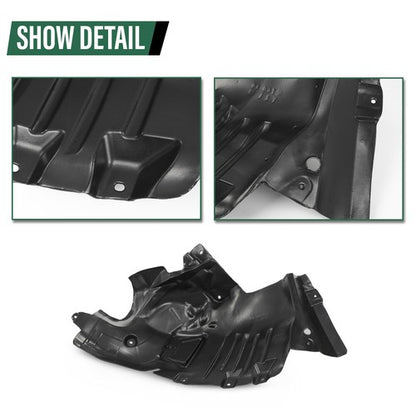 Solid Spare Fit For 2010-2013 Mercedes Benz E350 E550 Front Fender Liner Front Section Left