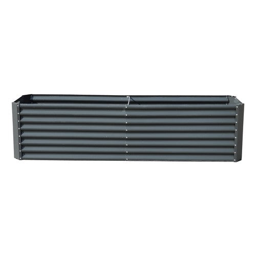Solid Spare 8x2x2 Ft Metal Raised Garden Beds Metal Planter Box Easy Assembl