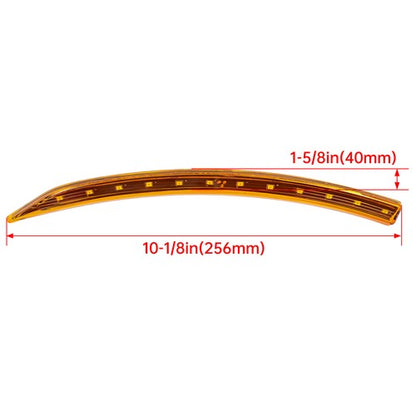 Solid Spare Front Fender LED Light Amber For Can-Am Ryker 600&900 ACE 2019-2021 #41-187