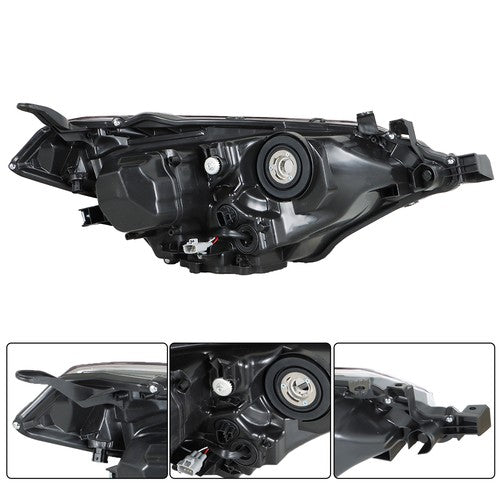 Solid Spare Chrome Front Headlight Lamps Halogen Left+Right Side For Toyota Corolla 2014-16