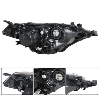 Solid Spare Chrome Front Headlight Lamps Halogen Left+Right Side For Toyota Corolla 2014-16