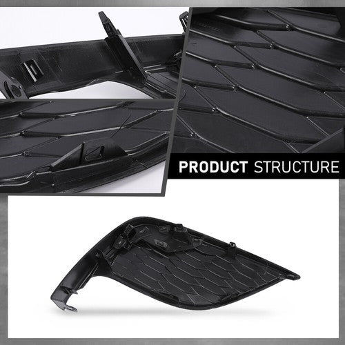 Solid Spare Fit For 21-24 Toyota Camry SE XSE Front Bumper Insert Fog Light Cover Left Side
