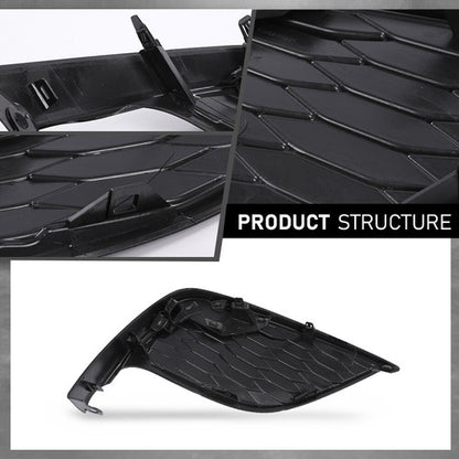 Solid Spare Fit For 21-24 Toyota Camry SE XSE Front Bumper Insert Fog Light Cover Left Side