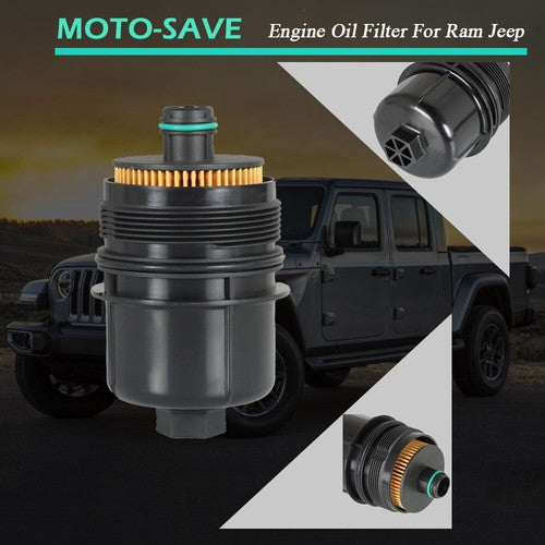 Solid Spare Engine Oil Filter For Jeep Gladiator Wrangler 3.0L Ram 1500 2020-2021 68507598AA