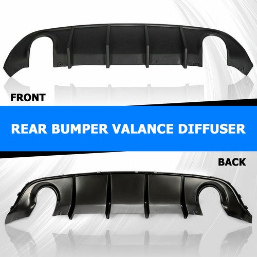 Solid Spare For 2015-23 Dodge Charger SRT Factory Style Rear Diffuser Bumper Valance Lip PP