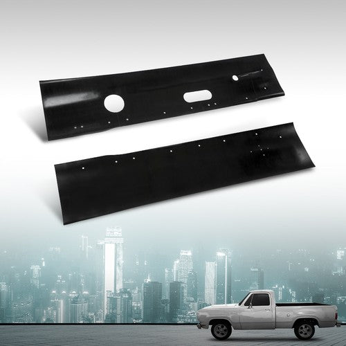 Solid Spare Engine Well Frame Rail Splash Shields Seals Fit 72-80 Dodge 2WD D Series Truck