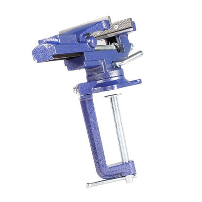 Solid Spare For Workbench 3.2"- Multi-Functional Portable 360° Swivel Base 2-In-1 Bench Vise