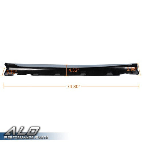 Solid Spare Fit For 12-17 Ford Focus Exterior Rocker Panel Molding Trim Left Driver Side