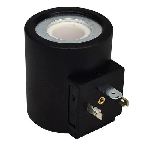 Solid Spare 6356012 Solenoid Valve Coil For HydraForce 3 Prong DIN 12V Series 10 12 16 38 58