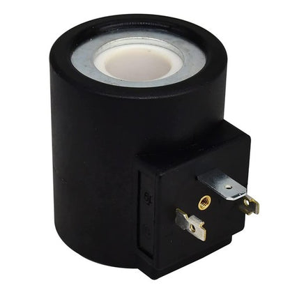 Solid Spare 6356012 Solenoid Valve Coil For HydraForce 3 Prong DIN 12V Series 10 12 16 38 58