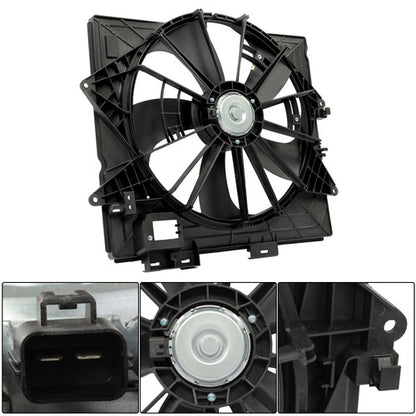 Solid Spare Radiator Condenser Cooling Fan Assembly 622930 For Cadillac STS 2009-2010 2011