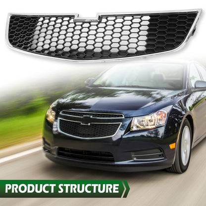 Solid Spare Fit For 11-14 Chevrolet Cruze Front Bumper Lower Grill Honeycomb Grille