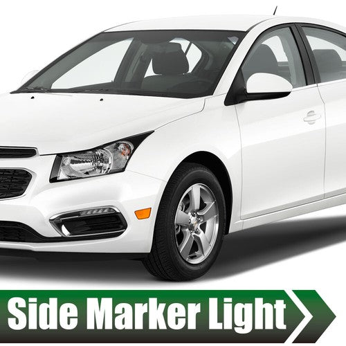 Solid Spare For Chevy Cruze 2011-2015 Front Bumper Reflector Side Marker Light Assembly R&L