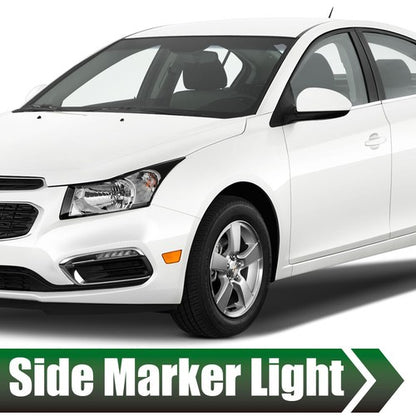 Solid Spare For Chevy Cruze 2011-2015 Front Bumper Reflector Side Marker Light Assembly R&L