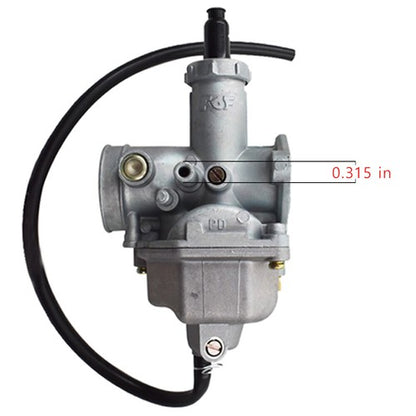 Solid Spare Carburetor For Honda XR100R CRF100F XR100 With Handlebar Grips & Throttle Cable