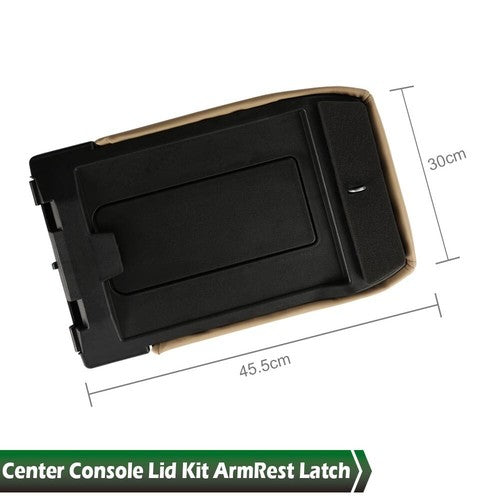 Solid Spare Fit For 99-07 Chevy Silverado Center Console Lid Armrest Latch Beige 19127366