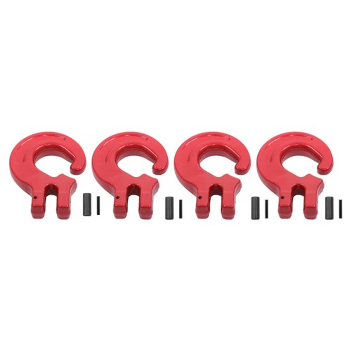 Solid Spare G80 4 PCS 5/16 Inch Logging Chain Choker Hook - 4400Lbs Working Load Limit