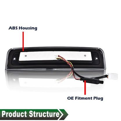 Solid Spare Fit For 09-18 Ram 1500 2500 3500 LED Third Brake Light Cargo Tail Lamp