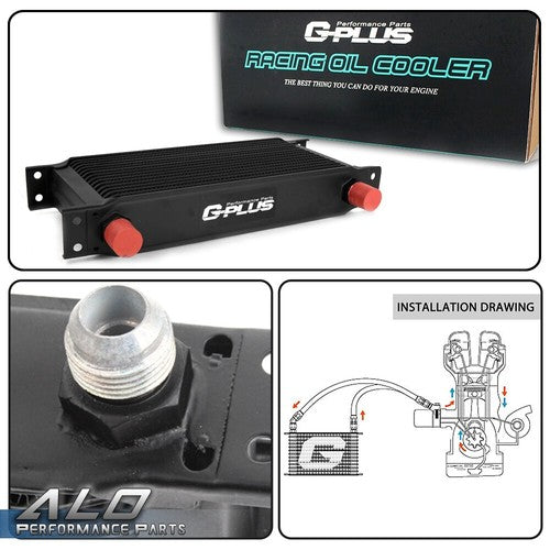 Solid Spare Fit For 2001-2005 Subaru Impreza WRX/STi 19 Row AN10 Aluminum Engine Oil Cooler