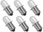 Solid Spare (6) 18 Volt Xenon Bulb Replacements for Porter Cable PC18FL Flashlight