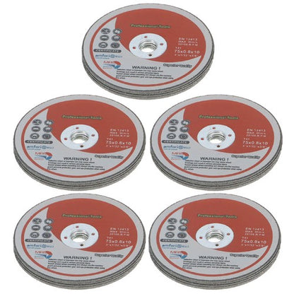Solid Spare 3"x1/32"x3/8" Cut Off Wheels Die Grinder Metal Cutting Disc 25 Pcs
