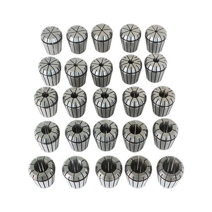 Solid Spare 25 Pcs Collet Set ER32 Collet Chuck 1/16 inch-3/4 inch Holder Spring Collet New