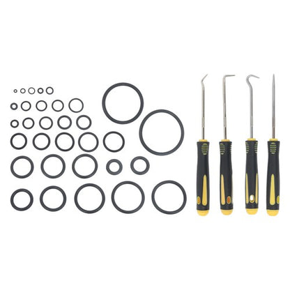 Solid Spare 1540 Pcs 32 Size O-Rings Kit Nitrile Rubber Oring Assortment with 4 Hook Set