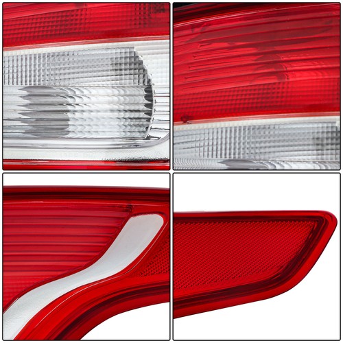 Solid Spare 2pcs Left+Right Red Rear Tail Light Brake Lamp For Ford Escape 2013-2016 Halogen