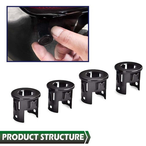 Solid Spare Fit For 2014-2018 Dodge Ram 1500 2500 3500 Parking Assist Sensor Bracket Bezels
