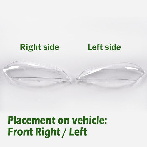 Solid Spare Headlight Replacement Lens Clear Fit For 06-13 Chevy Impala/06-07 Monte Carlo