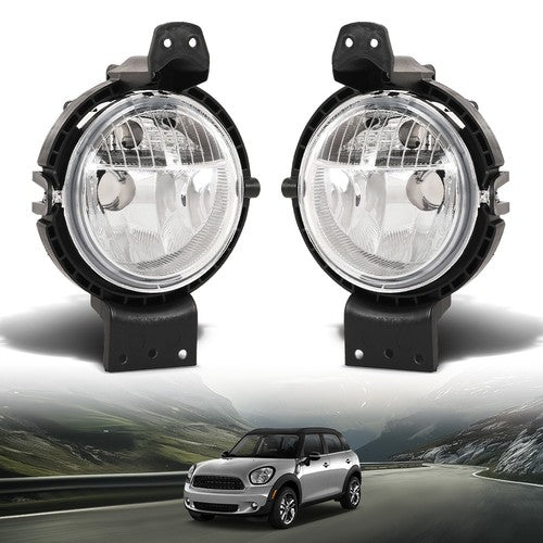 Solid Spare Fog Lights Lamps Left+Right Fit For 2011-2016 Mini Cooper R60 R61 63179802163